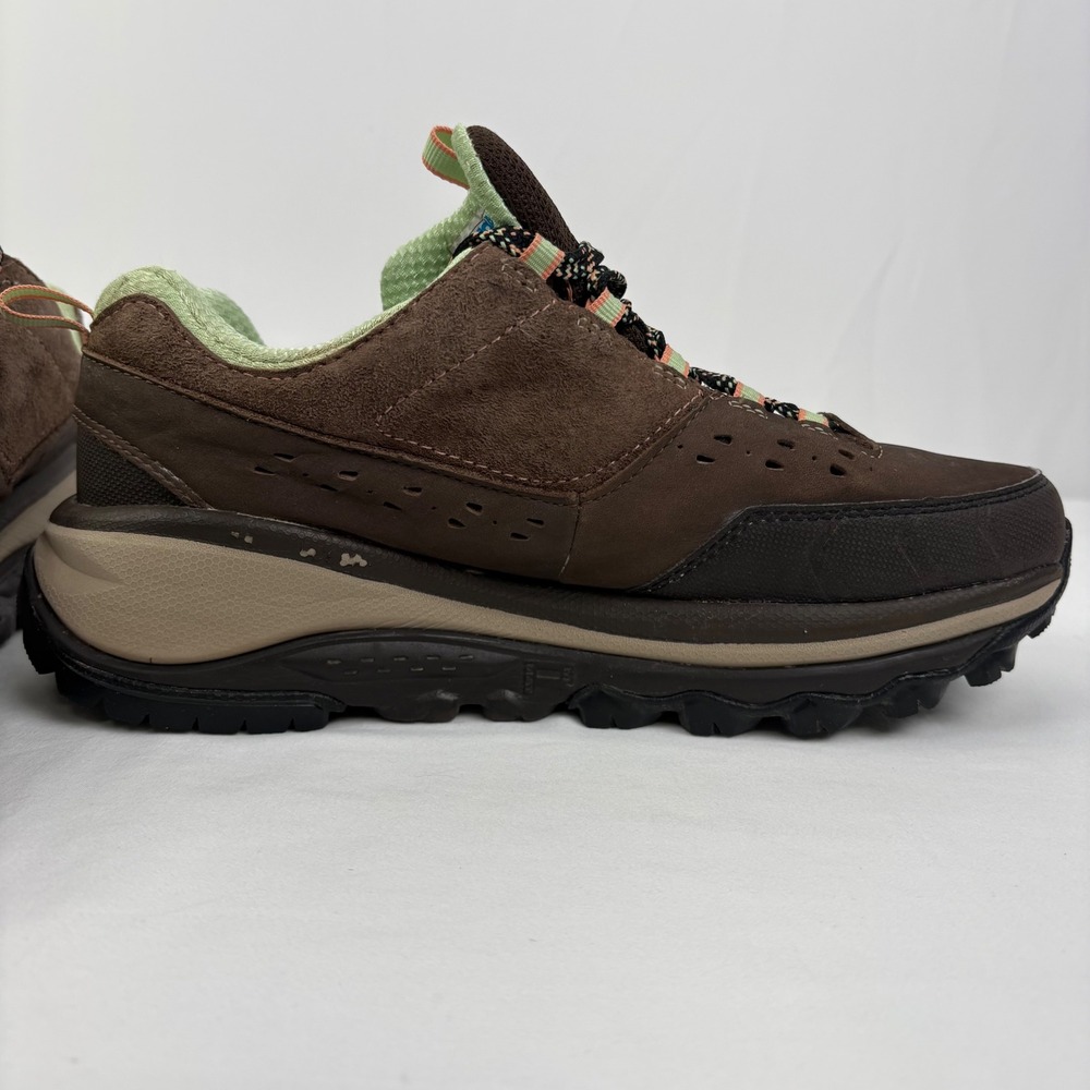 Hoka One One Tor Summit WP Womens Brown Green Waterproof Hiking Trail Shoes 8.5 - Picture 9 of 12